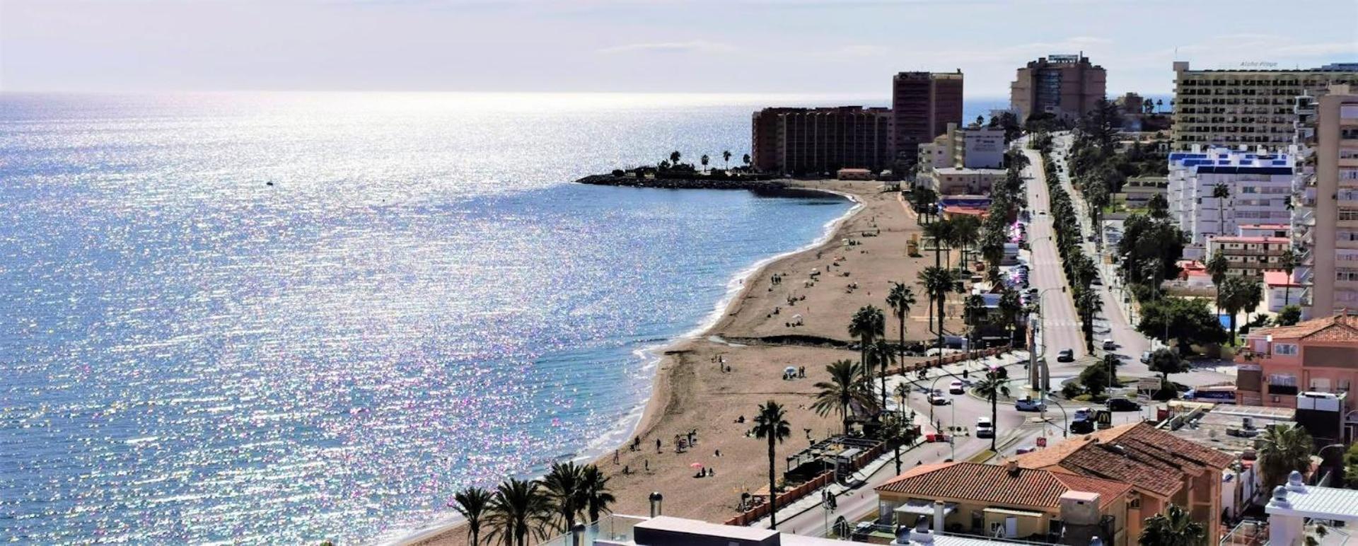 Benalmadena Front Line Sea View 1 Bedroom Large Apartment 외부 사진